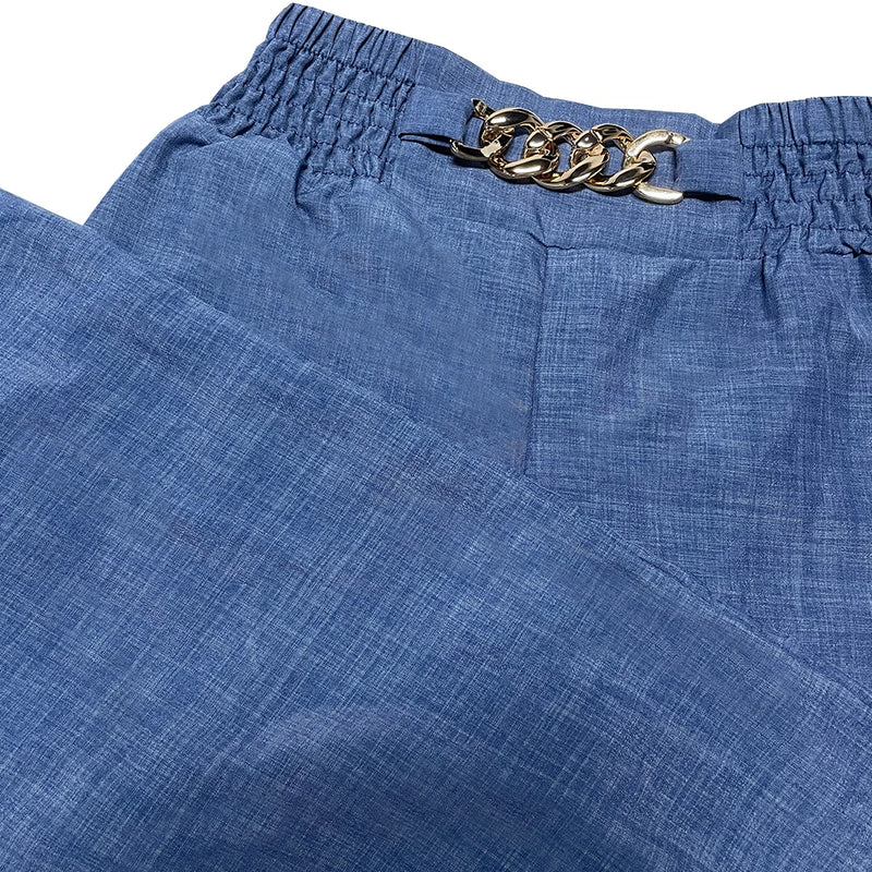 Calça Feminina Cintura Alta Chique Verão