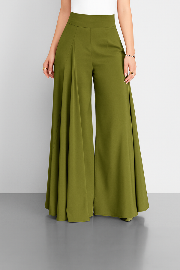 Calça Feminina Elegante Cintura Alta Verão 2025