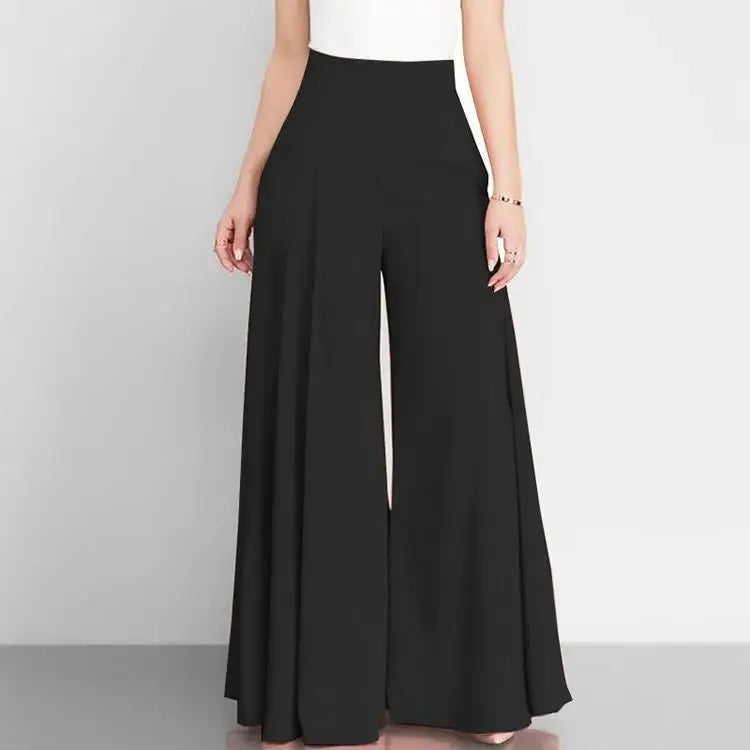 Calça Feminina Elegante Cintura Alta Verão 2025