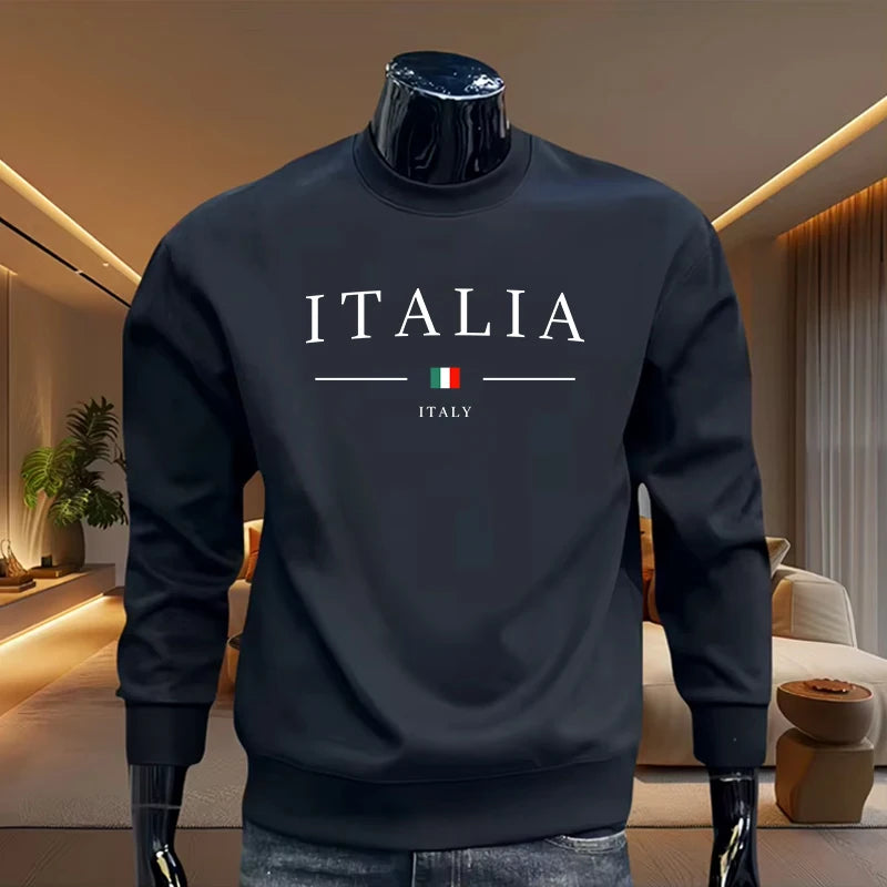 Pulôver Masculino Estilo Italiano – Primavera/Outono