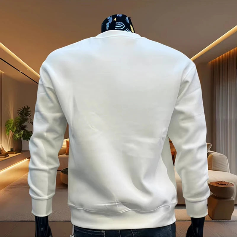 Pulôver Masculino Estilo Italiano – Primavera/Outono