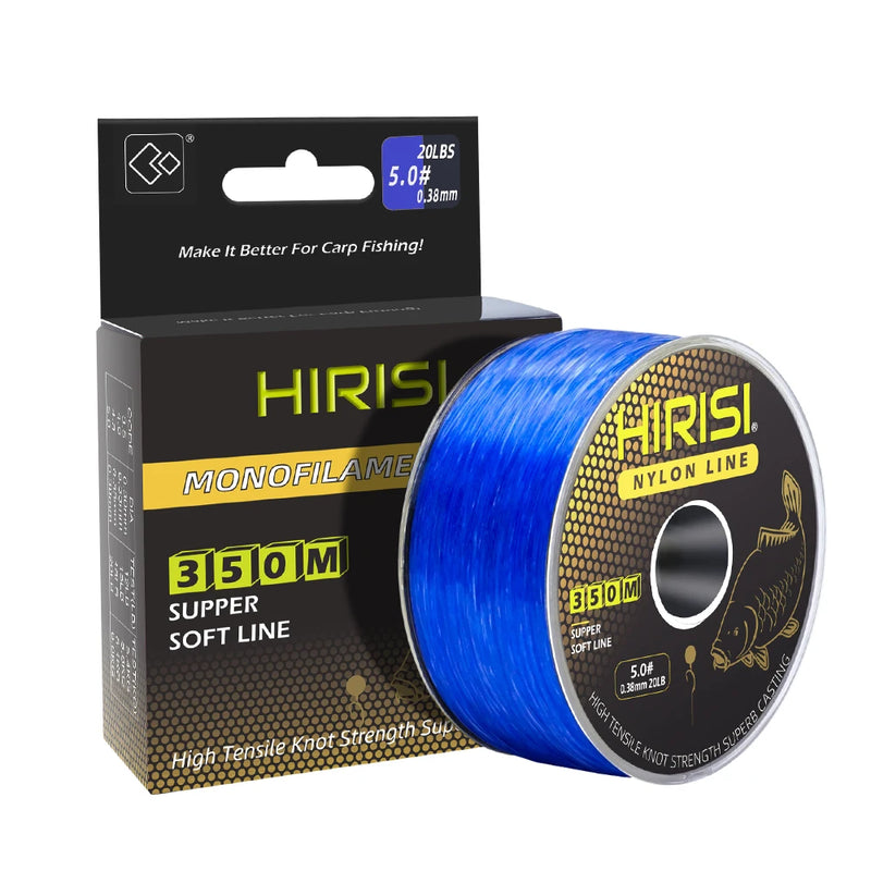 Hirisi 350m Linha de Pesca Nylon Monofilamento Super Forte
