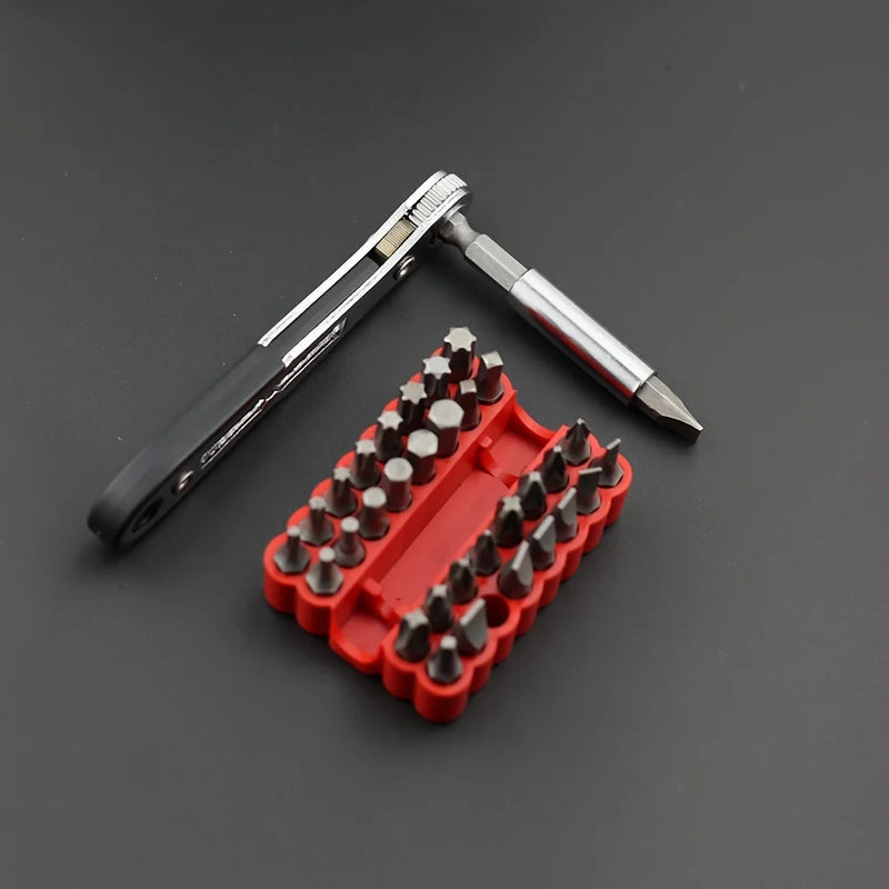 Mini Conjunto de Chave de Catraca 34 em 1