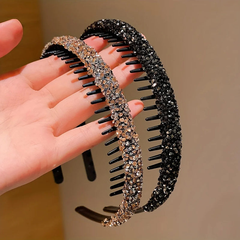 strass dentado infantil, Headband antiderrapante