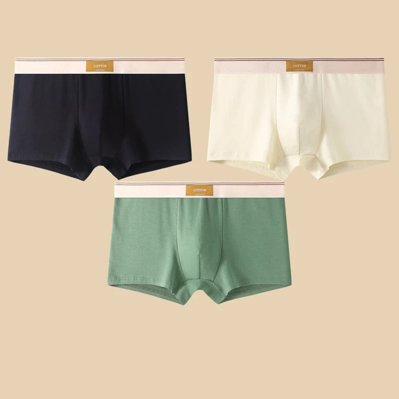 Cueca Boxer Masculina em Algodão