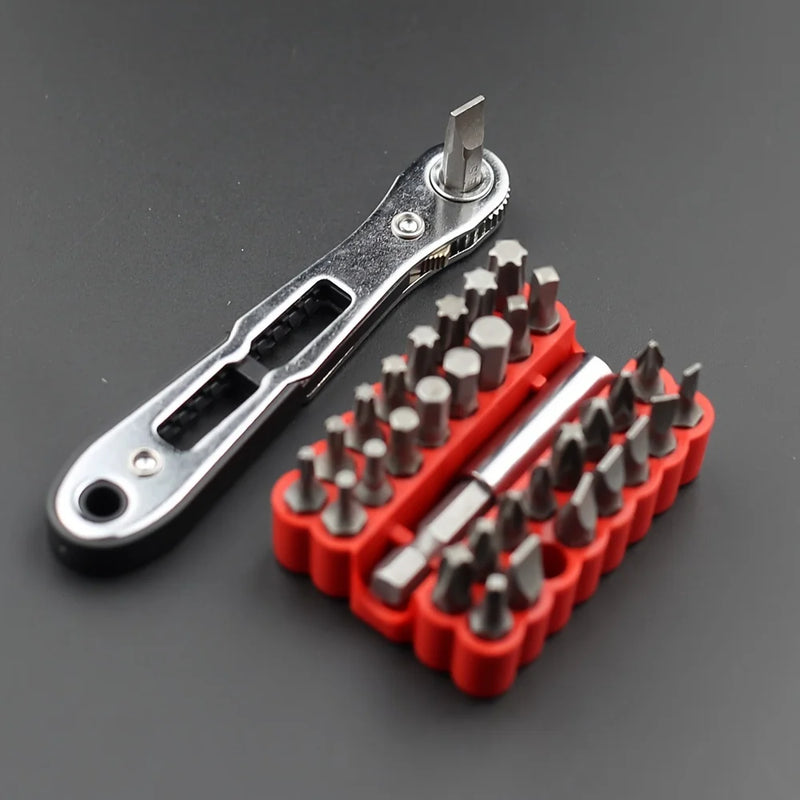 Mini Conjunto de Chave de Catraca 34 em 1