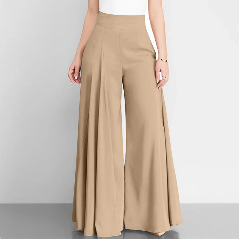 Calça Feminina Elegante Cintura Alta Verão 2025