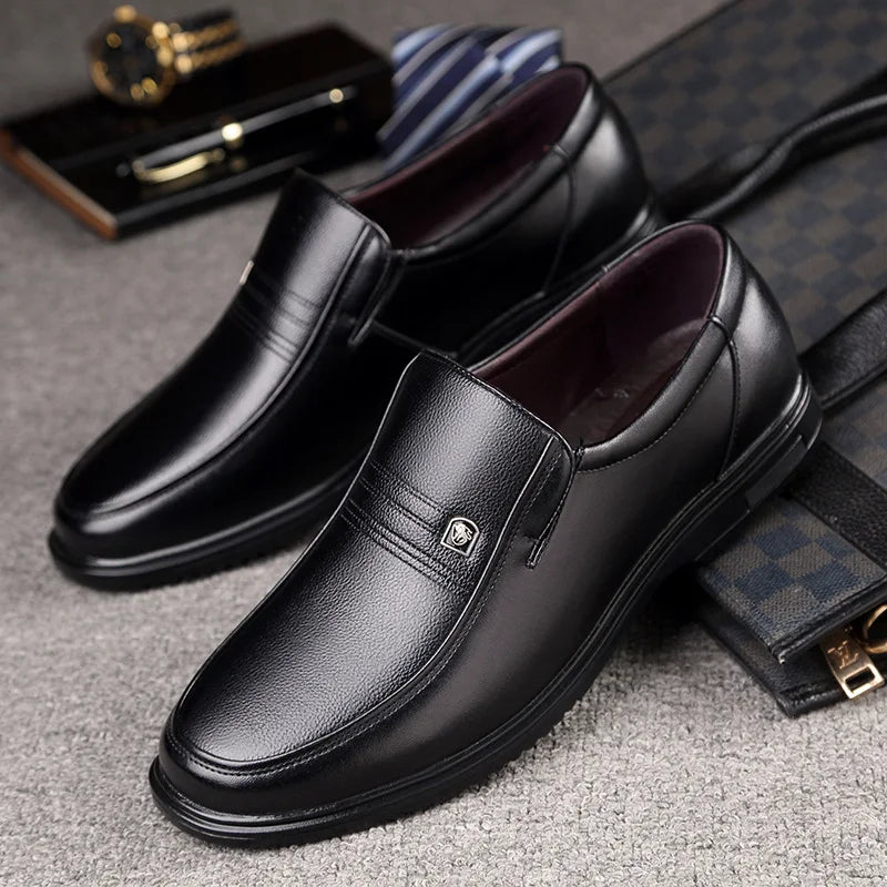 Mocassim Masculino Luxo Couro – Elegância e Conforto 2025