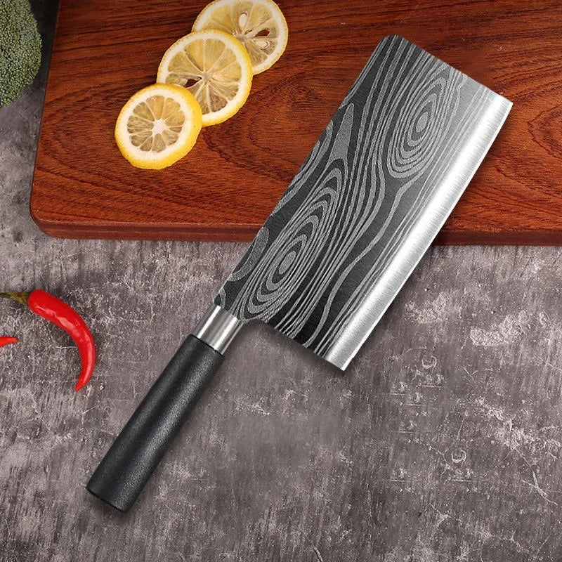 Conjunto de Facas de Cozinha Damasco com Afiador
