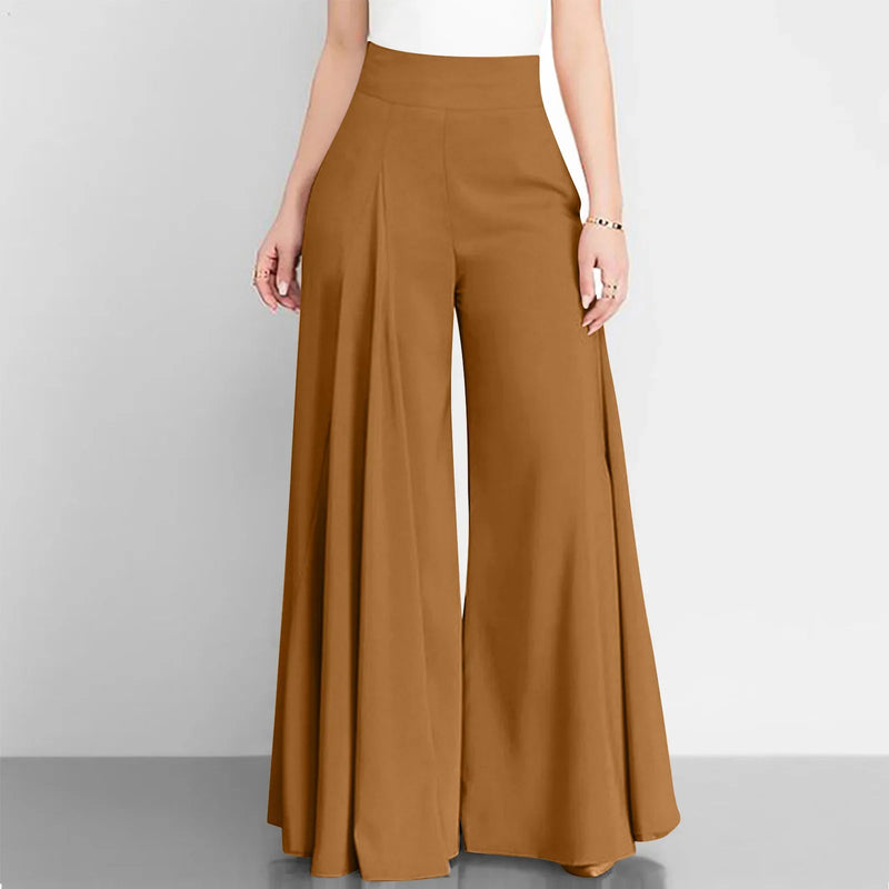 Calça Feminina Elegante Cintura Alta Verão 2025