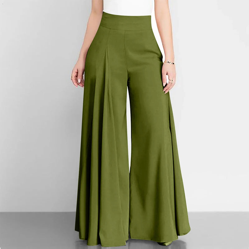 Calça Feminina Elegante Cintura Alta Verão 2025