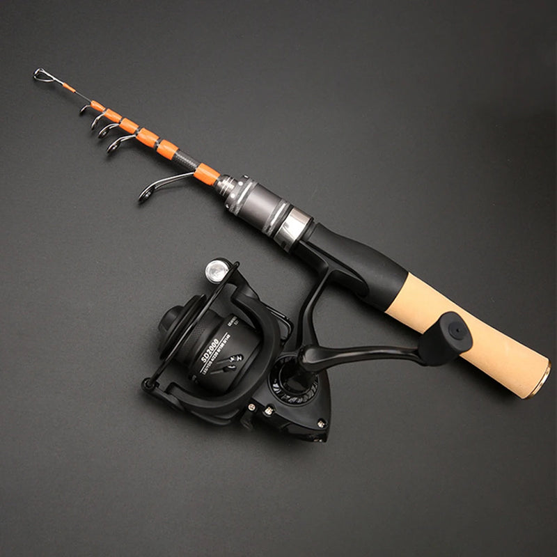 Vara de Pesca Telescópica 1,5m Carbono UL