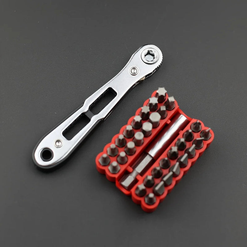 Mini Conjunto de Chave de Catraca 34 em 1
