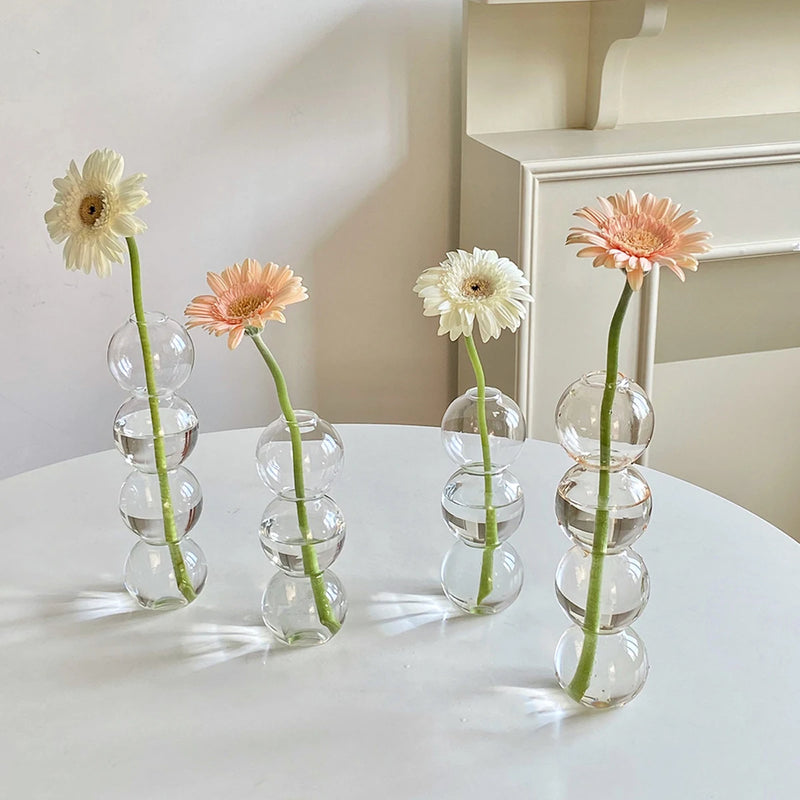 Vaso Hidropônico Esférico em Vidro – Decoração Minimalista