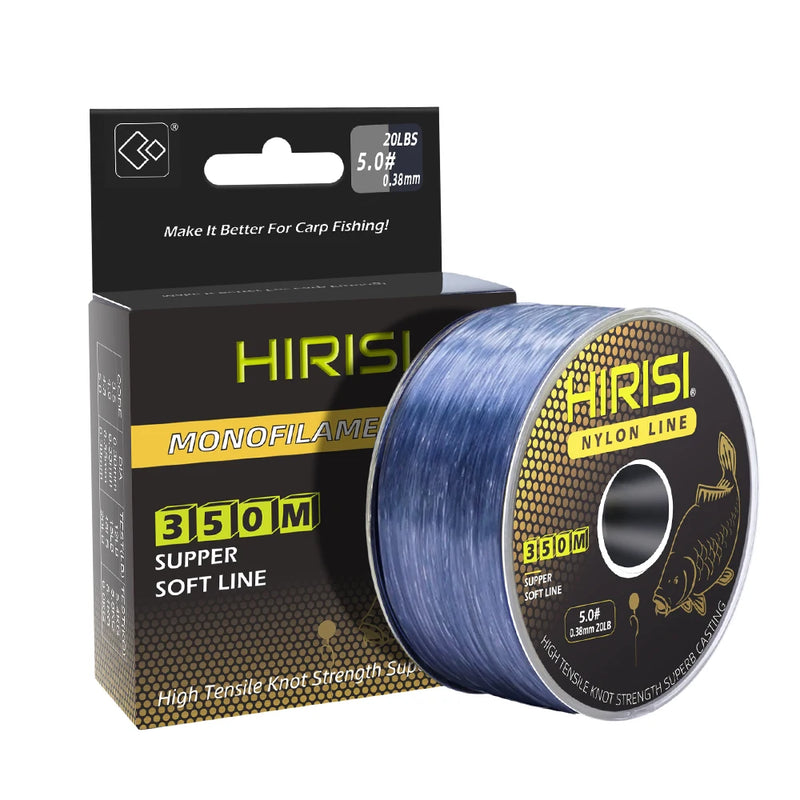 Hirisi 350m Linha de Pesca Nylon Monofilamento Super Forte