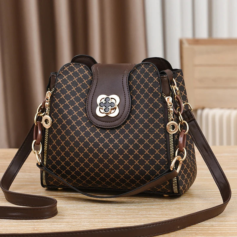 Bolsa Feminina de Luxo Tipo Balde