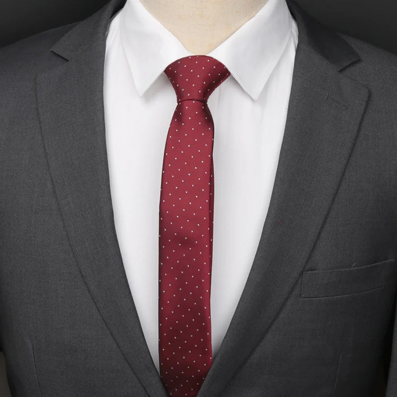 Black Slim Skull Ties for Men Women Classic Polyester Neckties Fashion Man Tie Casual Party Cosplay Punk Accessories Fake Collar