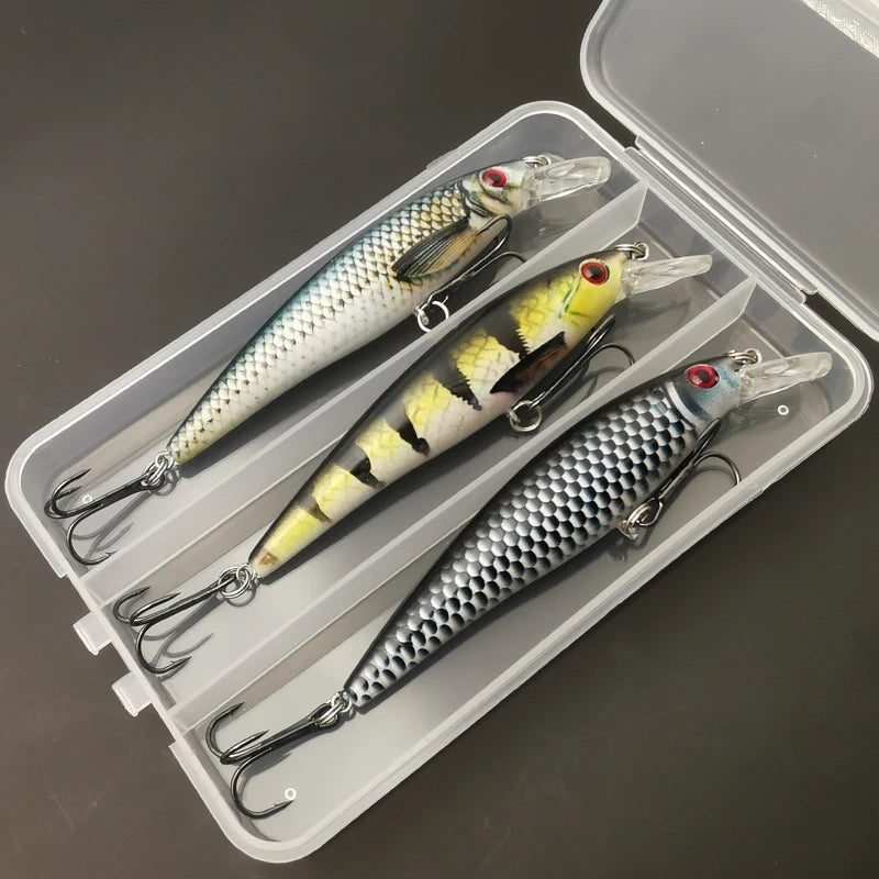 Isca Artificial Minnow Afundante 13g – 1 ou 3 Unidades