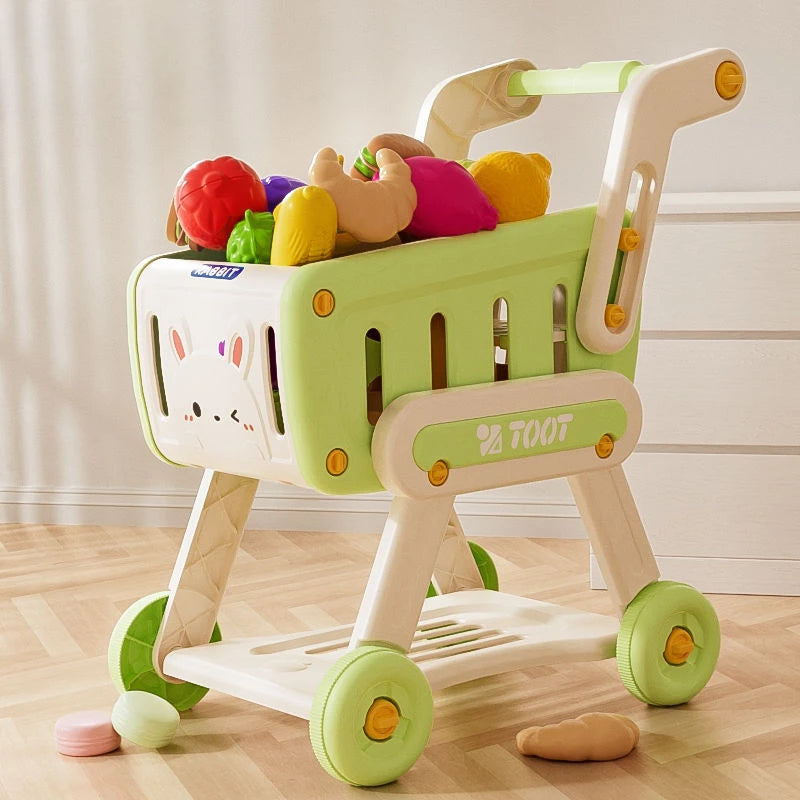 Carrinho de Compras Infantil 32 Peças – Supermercado de Brinquedo