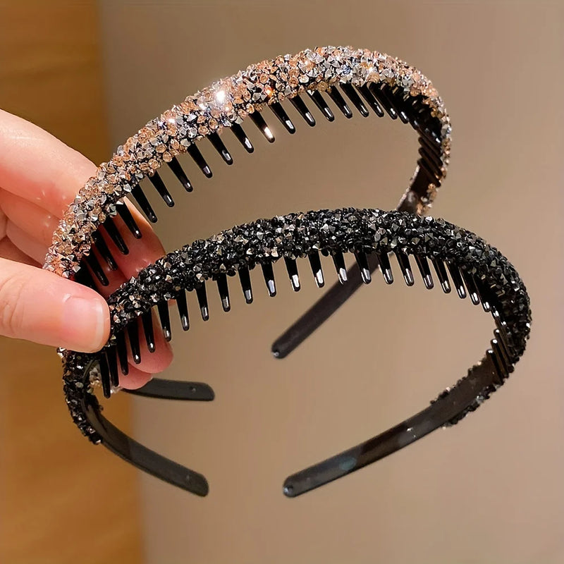 strass dentado infantil, Headband antiderrapante