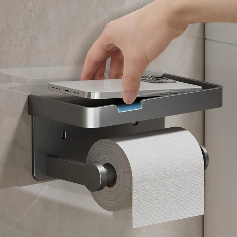 Suporte de Papel Higiênico Alumínio Parede