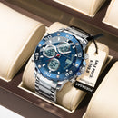 Relógio de Pulso Masculino LED com Alarme e Dupla Função