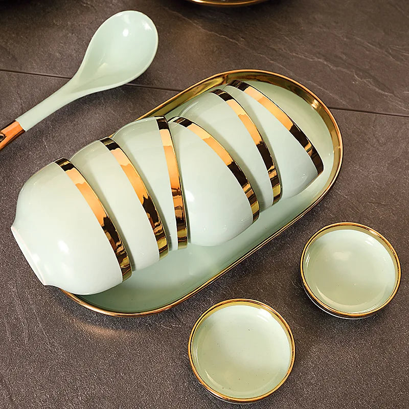 Tigela Porcelana Nordic New Bone com Borda