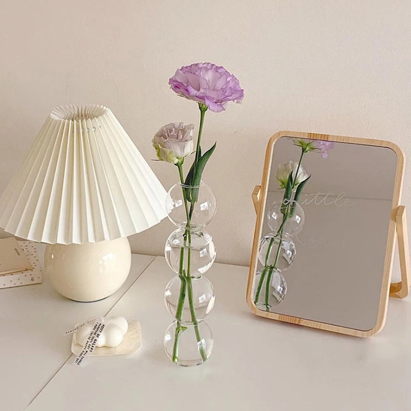 Vaso Hidropônico Esférico em Vidro – Decoração Minimalista