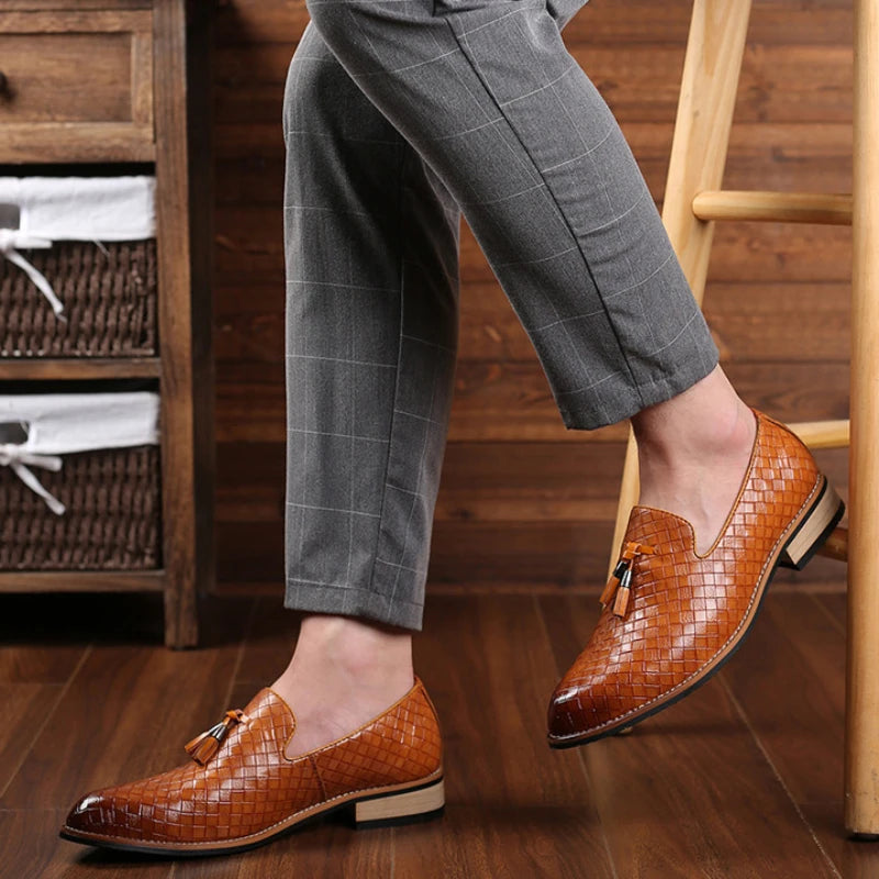 Mocassins Masculinos Luxo Couro