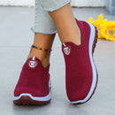 Tênis Feminino Slip-On 2025 em Tecido Respirável